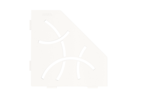 Schluter SHELF-E-S2 Pentagon Shelf - CURVE Design, Coated Aluminium, 195x195mm