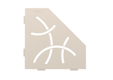 Schluter SHELF-E-S2 Pentagon Shelf - CURVE Design, Coated Aluminium, 195x195mm