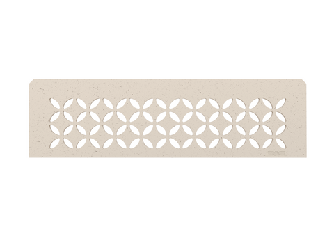 Schluter SHELF-N-S1-EB Shower Niche Shelf - FLORAL, Coated Aluminium, 300x87mm