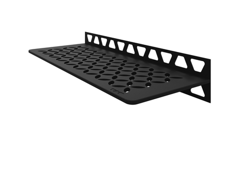 Schluter SHELF-W-S1 Shower Wall Floating Shelf - FLORAL, Coated Aluminium, 300x115mm
