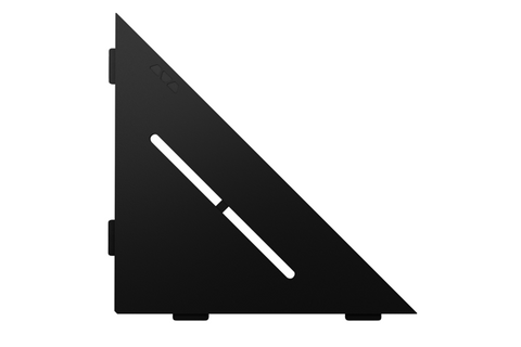 Schluter SHELF-E-S1 Triangular Corner - PURE Design, Coated Aluminium, 210x210mm