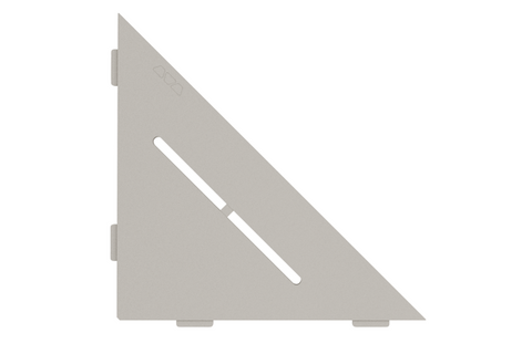 Schluter SHELF-E-S1 Triangular Corner - PURE Design, Coated Aluminium, 210x210mm