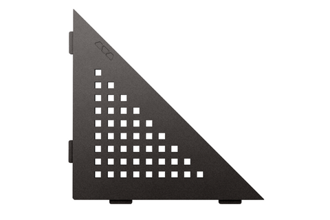 Schluter SHELF-E-S1 Triangular Corner - SQUARE Design, Coated Aluminium, 210x210mm