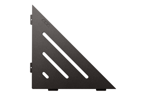 Schluter SHELF-E-S1 Triangular Corner - WAVE, Coated Aluminium, 210x210mm