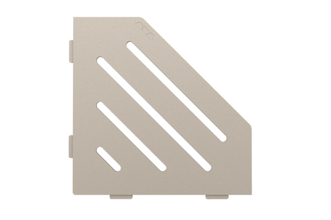 Schluter SHELF-E-S2 Pentagon Shelf - WAVE, Coated Aluminium, 195x195mm