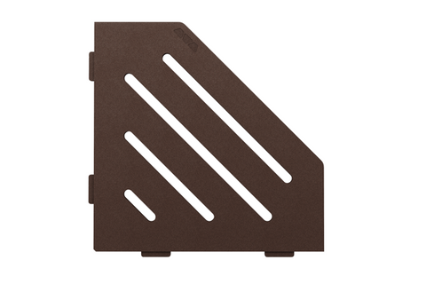 Schluter SHELF-E-S2 Pentagon Shelf - WAVE, Coated Aluminium, 195x195mm