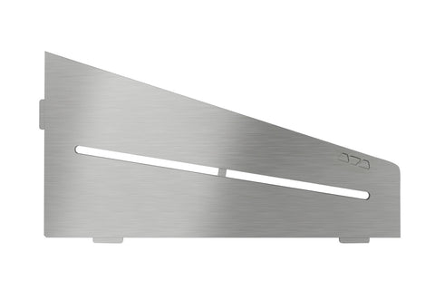Schluter SHELF-E-S3-EB Wall Corner Shelf - PURE, Brushed Stainless Steel, 295x154mm