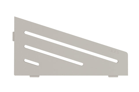 Schluter SHELF-E-S3 Wall Corner Shelf - WAVE, Coated Aluminium, 295x154mm