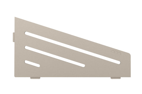 Schluter SHELF-E-S3 Wall Corner Shelf - WAVE, Coated Aluminium, 295x154mm