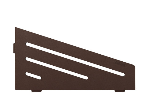 Schluter SHELF-E-S3 Wall Corner Shelf - WAVE, Coated Aluminium, 295x154mm