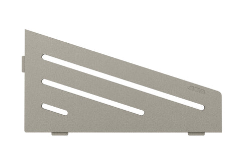 Schluter SHELF-E-S3 Wall Corner Shelf - WAVE, Coated Aluminium, 295x154mm