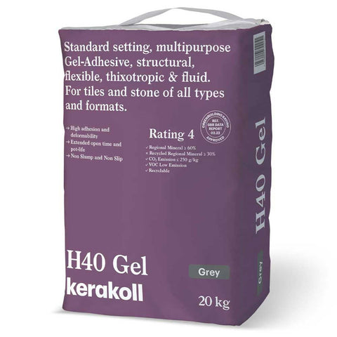 H40 Gel Adhesive - Standard Set S1 - Grey 20kg