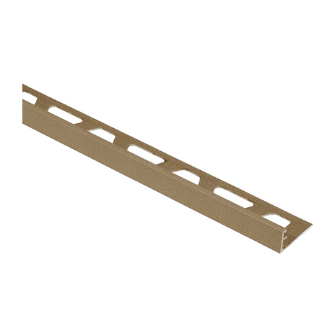 Schlüter Trendline JOLLY-AC TSB Edge Tile Trim - Textured Natural Beige, Coated Aluminium