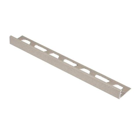 Schlüter Trendline JOLLY-AC TSC Edge Tile Trim - Textured Natural Cream, Coated Aluminium