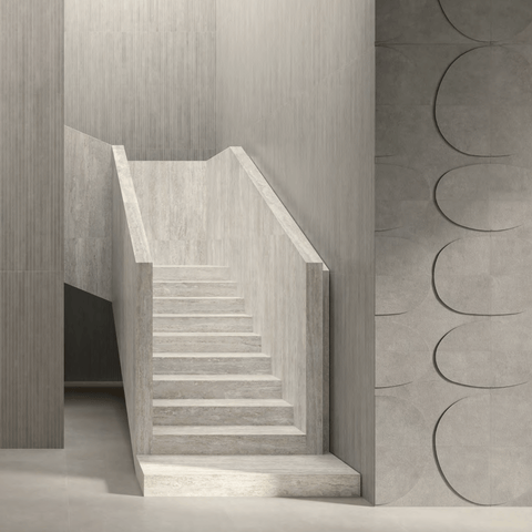 Italgraniti Il Cementi Taupe Stair Case