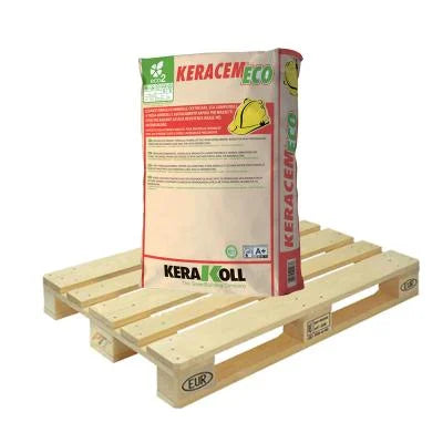 Kerakoll Keracem Eco Screed Binder on a pallet