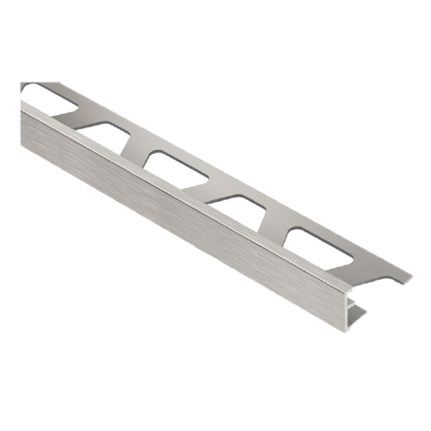 Schlüter Trendline JOLLY Edge Tile Trim - Anodised Aluminium, Brushed Titanium