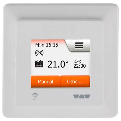 Schluter DITRA-HEAT-E-R 3,5" WiFi Touchscreen Thermostat for Underfloor Heating