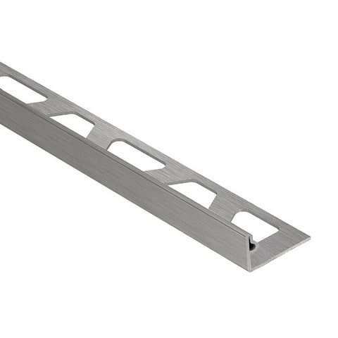 Schluter JOLLY-EB Edge Tile Trim made of Brushed Stainless Steel V2A