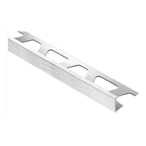 Schlüter Trendline JOLLY-ACGB Edge Tile Trim - Brushed Chrome, Anodised Aluminium