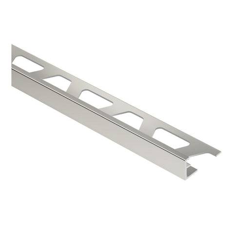 Schlüter Trendline JOLLY-ACG Edge Tile Trim - Polished Chrome, Anodised Aluminium