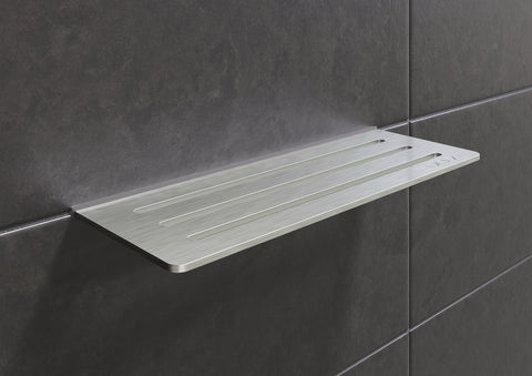 Schluter SHELF-W-S1 Shower Wall Floating Shelf - WAVE, Coated Aluminium, 300x115mm