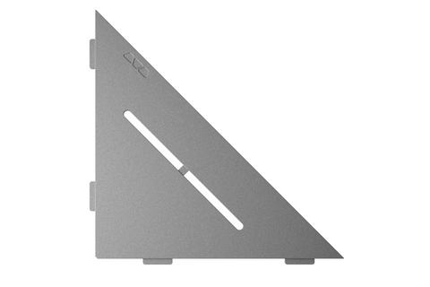 Schluter SHELF-E-S1 Triangular Corner - PURE Design, Coated Aluminium, 210x210mm