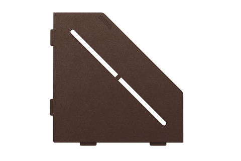 Schluter SHELF-E-S2 Pentagon Shelf - PURE Design, Coated Aluminium, 195x195mm