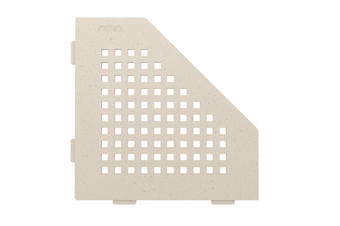 Schluter SHELF-E-S2 Pentagon Shelf - SQUARE Design, Coated Aluminium, 195x195mm