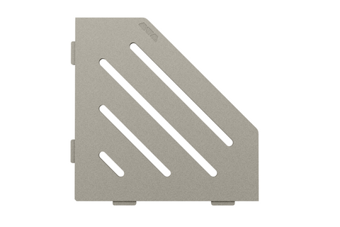 Schluter SHELF-E-S2 Pentagon Shelf - WAVE, Coated Aluminium, 195x195mm