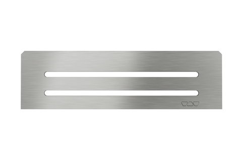 Schluter SHELF-N-S1-EB Shower Niche Shelf - WAVE, Brushed Stainless Steel, 300x87mm