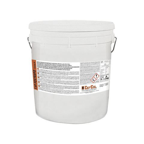 Tub of Cercol F49 Poxyrapid epoxy adhesive