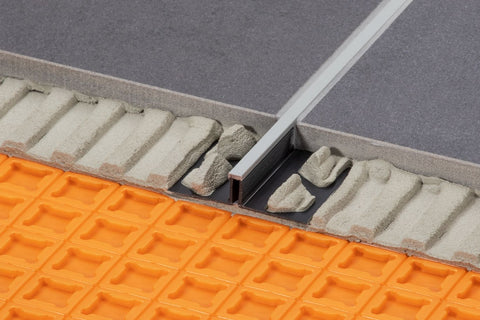 Schluter Dilex 5mm joint profile in between tiles