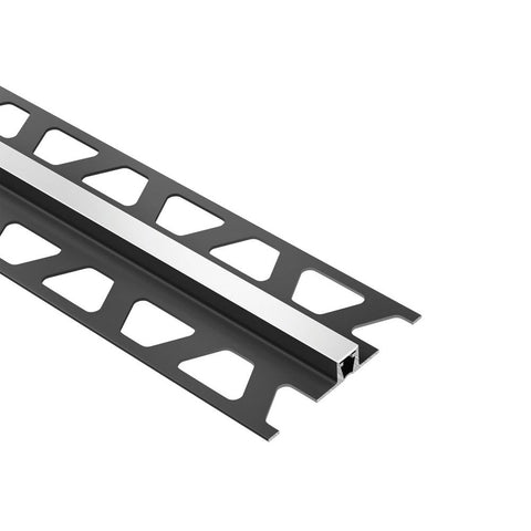 Schluter Dilex movement joint profile in brilliant white